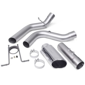 GMC Sierra 3500 Performance Exhaust - Single Rear Exit - Banks Power - Monster Exhaust System with Chrome SideKick Tip - Chrome - `17-`19